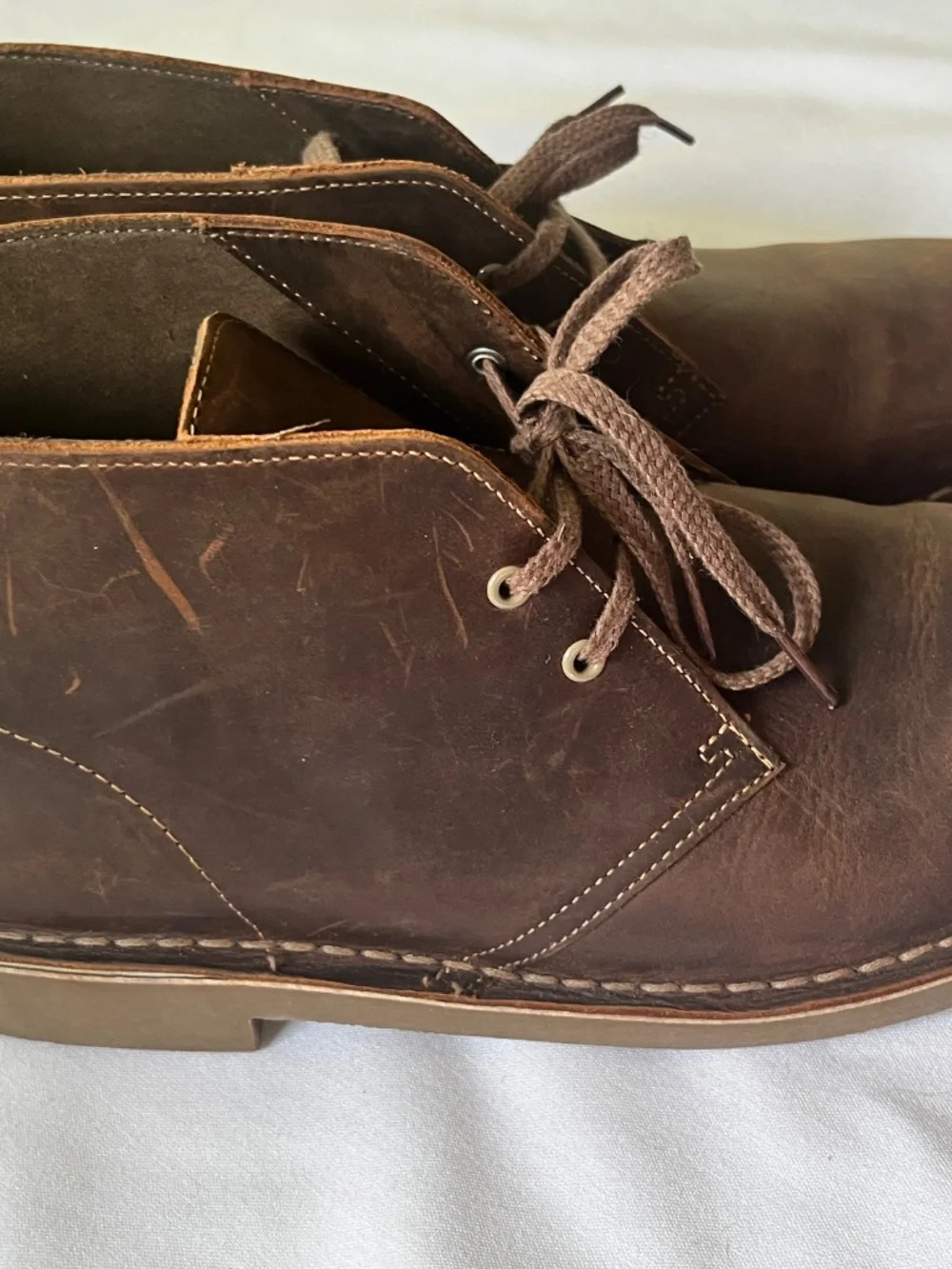 CLARKS Bushacre 2 Chukka Boots, Men's size 10M, like new!